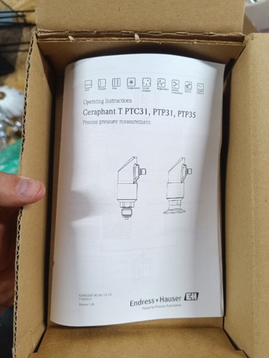 Zdjęcie oferty: Elektryczny czujnik ciśnienia Endress Hauser Ceraphant T PTC31