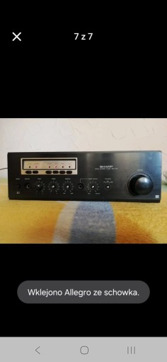 Zdjęcie oferty: Wzmacniacz  sharp 