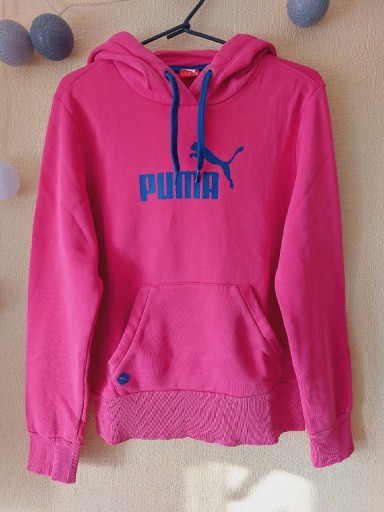 Zdjęcie oferty: Różowa bluza przez głowę z kapturem Puma 