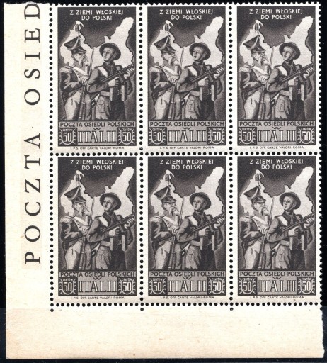 Zdjęcie oferty: Poczta Osiedli Polskich we Włoszech 1946 r.
