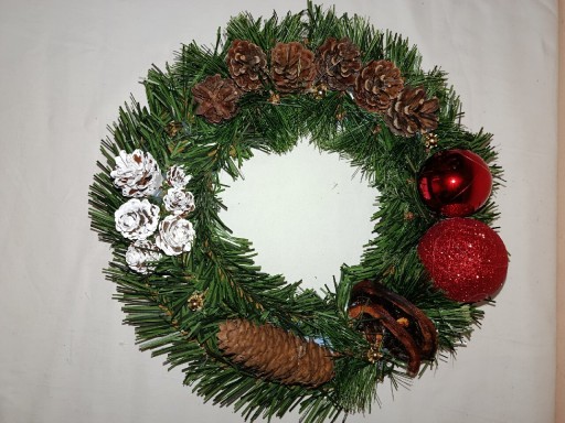 Zdjęcie oferty: Sprzedam Stroik Bożonarodzeniowy, Ręcznie Wykonany, HandMade, Nowy.