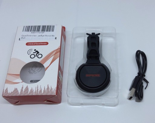 Zdjęcie oferty: Dzwonek elektroniczny alarm rowerowy Dopscool USB