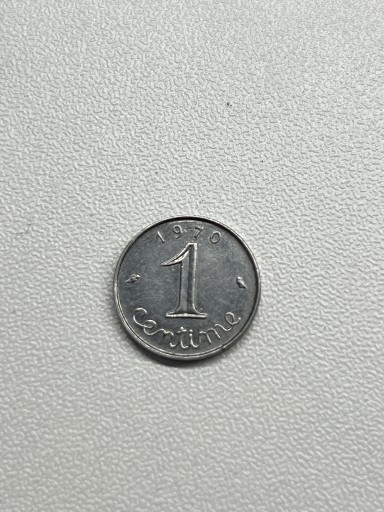 Zdjęcie oferty: Moneta kolekcjonerska 1 centime 1970 rok