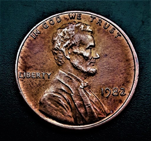 Zdjęcie oferty: Lincoln Cent  1982 --USA. -DUŻA DATA  -NAKŁAD .