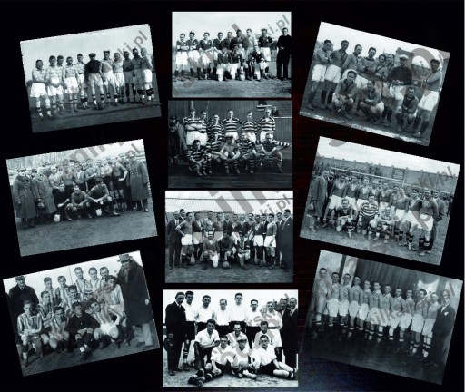 Zdjęcie oferty: 10 pocztówek przedwojennych klubów sport nr 51-60