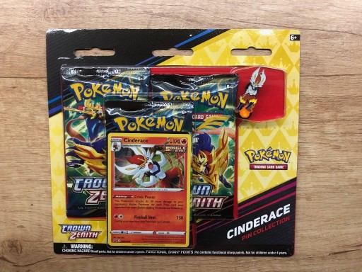 Zdjęcie oferty: Pokemon Crown zenith cinderace pin collection 