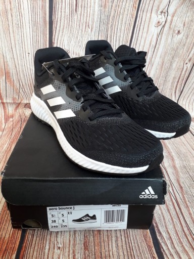 Zdjęcie oferty: Adidas Aero Bounce J 38 czarne damskie 