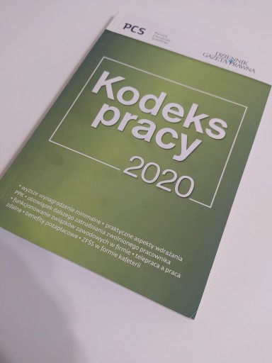 Zdjęcie oferty: Kodeks pracy 2020