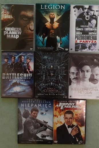 Zdjęcie oferty: Kolekcja Filmów DVD 8 - discs (jęz.PL) JAK NOWE ! 