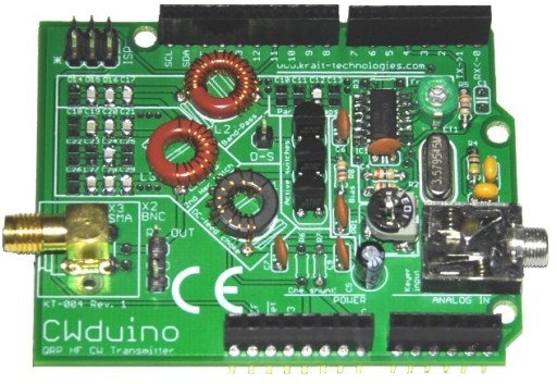 Zdjęcie oferty: CWduino - nadajnik CW do Arduino - kit do montażu