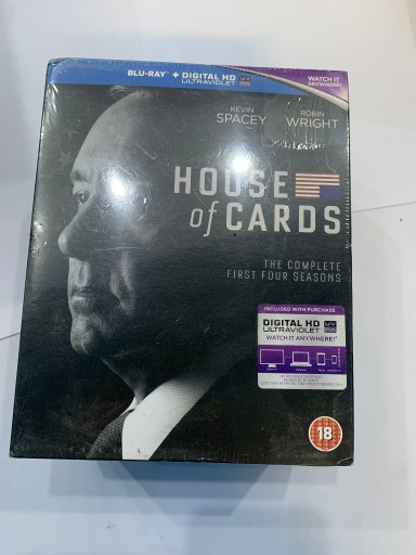 Zdjęcie oferty: House of Cards Sezony 1-4 Blu-Ray Ang. Wer.