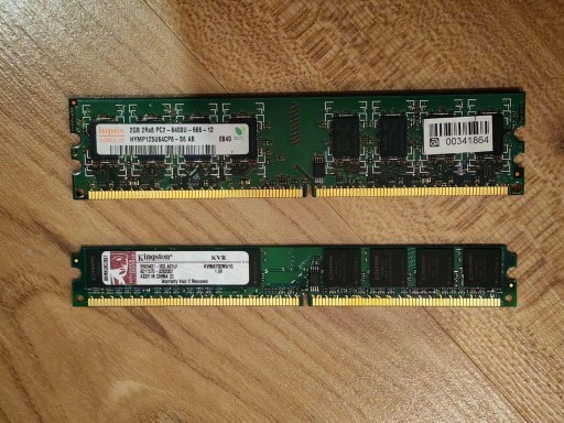 Zdjęcie oferty: Pamięć RAM 3 GB DDR2 2 Kości Kingston i Hynix