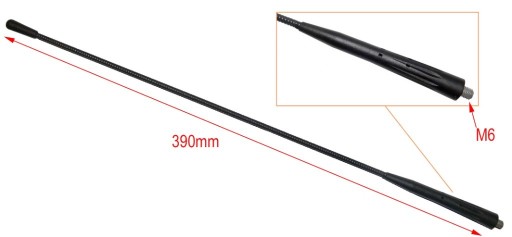 Zdjęcie oferty: Maszt antena samochodowa M6 39cm OPEL FORD VW SEAT