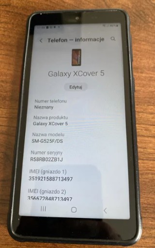 Zdjęcie oferty: Telefon Samsung Xcover 5 SM-G525F/DS