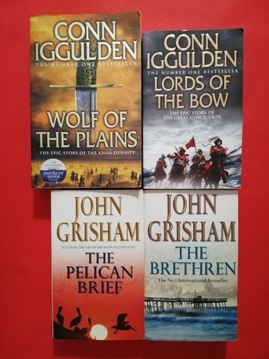 Zdjęcie oferty: Iggulden x 2 + Grisham x 2