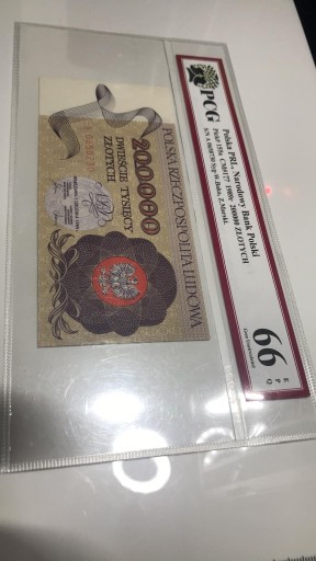 Zdjęcie oferty: Pięknie Zachowane 200 000 złotych UNC 66 1989 A!