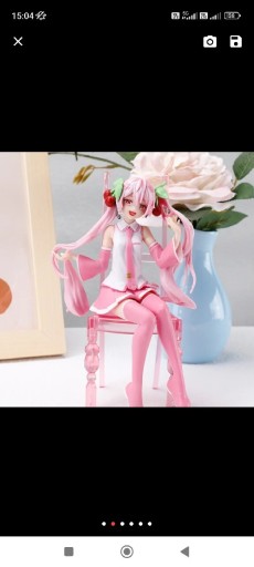 Zdjęcie oferty: Figurka anime Hatsune Miku z krzesełkiem