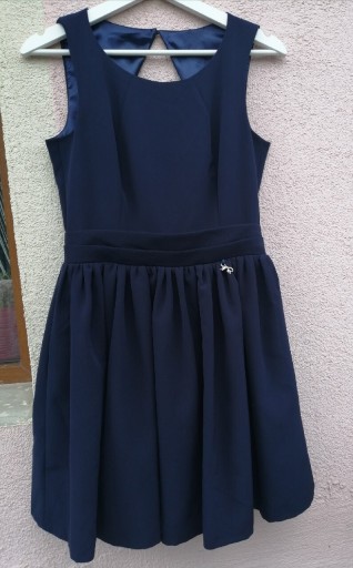 Zdjęcie oferty: Granatowa sukienka rozmiar S 36 