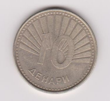 Zdjęcie oferty: 10  Dinara   -  2008  -  MACEDONIA