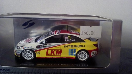 Zdjęcie oferty: WTCC Chevrolet Cruze 1:43 Spark