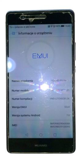 Zdjęcie oferty: Smartfon Huawei P9 Lite Android VNS-L21 16GB
