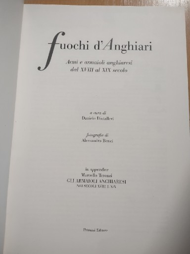 Zdjęcie oferty: Książka "Fuochi d'Anghiari"