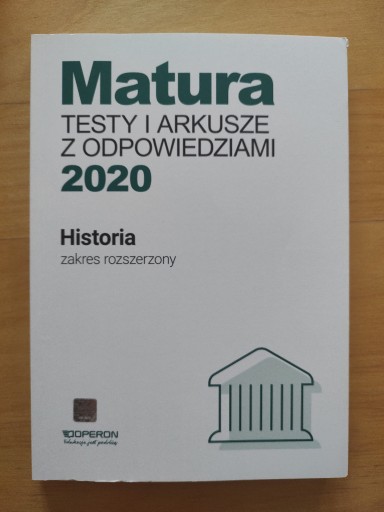 Zdjęcie oferty: Matura 2020 testy i arkusze historia