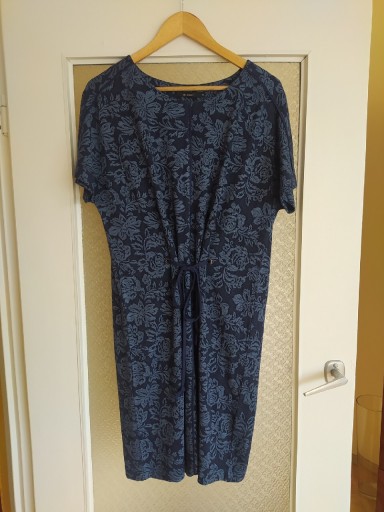 Zdjęcie oferty: Monnari sukienka XL 42 w kwiaty jeansowa granatowa