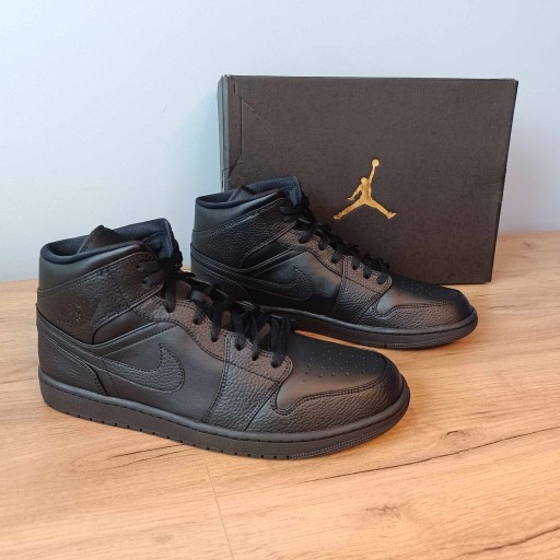 Zdjęcie oferty: Air Jordan 1 Mid r. 47,5 (31 cm) 554724 091 Black