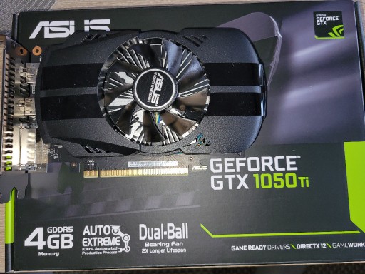 Zdjęcie oferty: Karta graficzna Asus GeForce GTX 1050Ti 4GB GDDR5