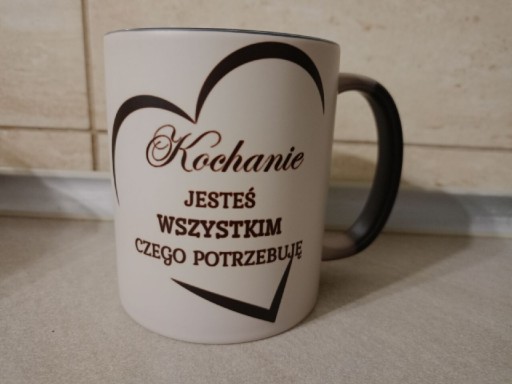 Zdjęcie oferty: Kubek walentynkowy ceramiczny z nadrukiem 