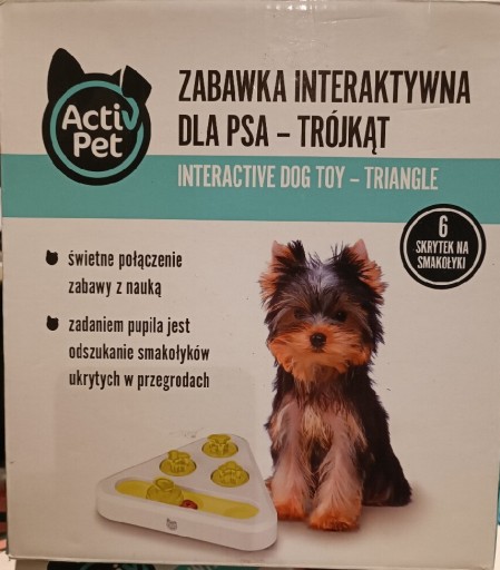 Zdjęcie oferty: Zabawka interaktywna dla psa TRÓJKĄT 