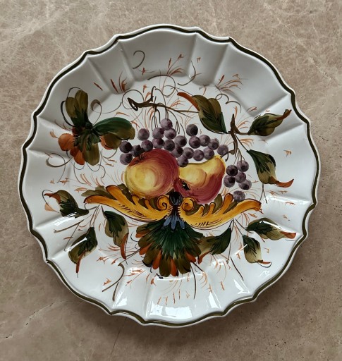 Zdjęcie oferty: Talerz BASSANO włoska ceramika ręcznie malowana 3