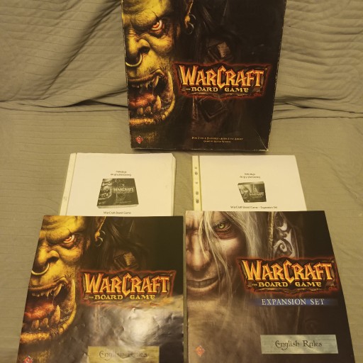 Zdjęcie oferty: WARCRAFT The Boardgame + EXPANSION SET instrukc PL