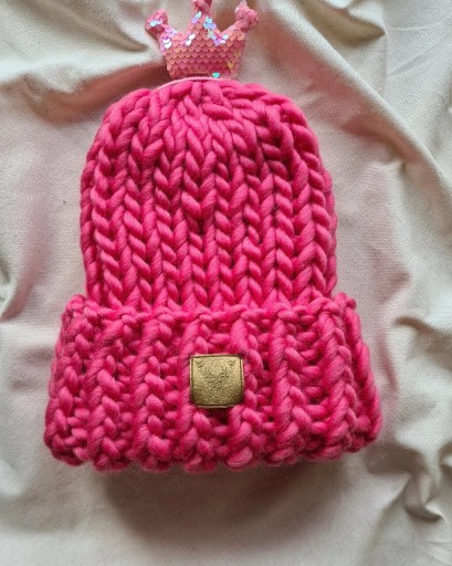 Zdjęcie oferty: GRUBAŚNA CZAPA 100% wełna peruwiańska