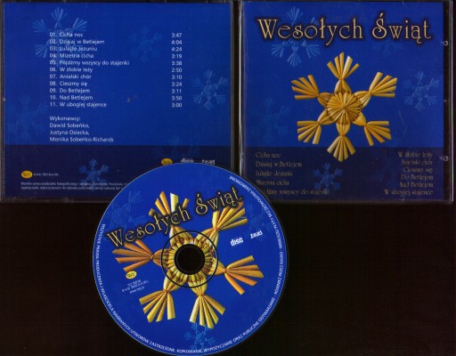 Zdjęcie oferty: WESOŁYCH ŚWIĄT - KOLĘDY D.M. SOBEŃKO JUSTYNA OSIECKA