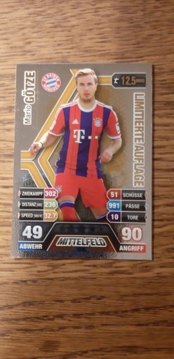 Zdjęcie oferty: MARIO GÖTZE / FC BAYERN MONACHIUM / MATCH ATTAX