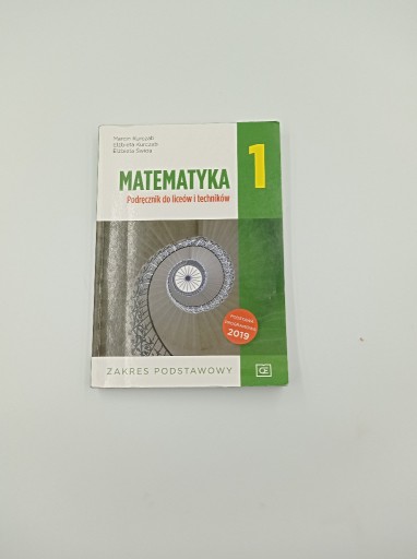 Zdjęcie oferty: Matematyka 1 Podręcznik zakres podstawowy