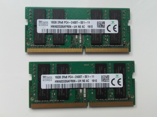 Zdjęcie oferty: SK hynix DDR4 2x16GB = 32GB, PC4 2400T, RAM laptop
