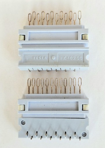 Zdjęcie oferty: Złącza wtykowe TESLA WK 462 06 (zestaw 4 sztuk)