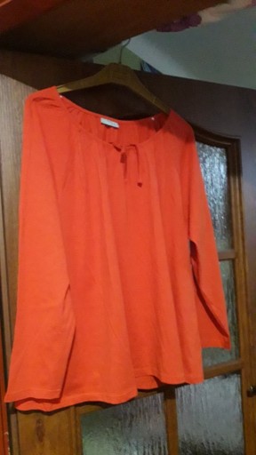 Zdjęcie oferty: Bluzka r. 48 bawełna piękny pomarańcz