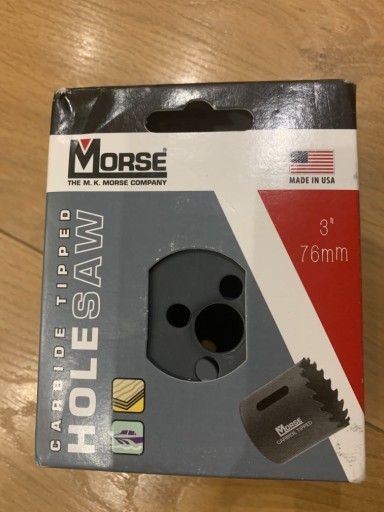 Zdjęcie oferty: Otwornica MORSE 76mm, węglik spiekany