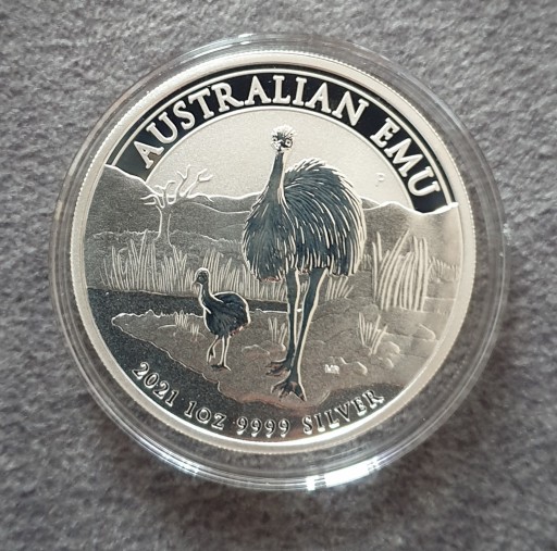 Zdjęcie oferty: Australian Emu 2021 1oz srebro