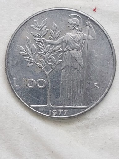 Zdjęcie oferty: 363 Włochy 100 lirów, 1977
