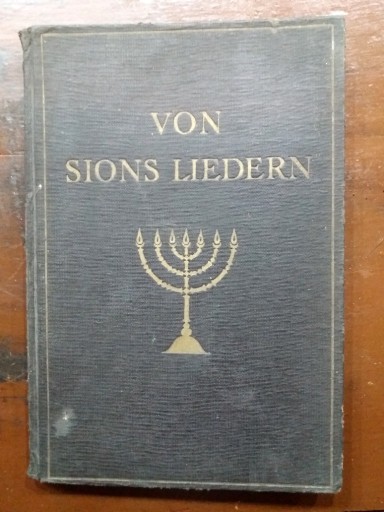 Zdjęcie oferty: Von Sions Liedern Alfons Schulz 1923