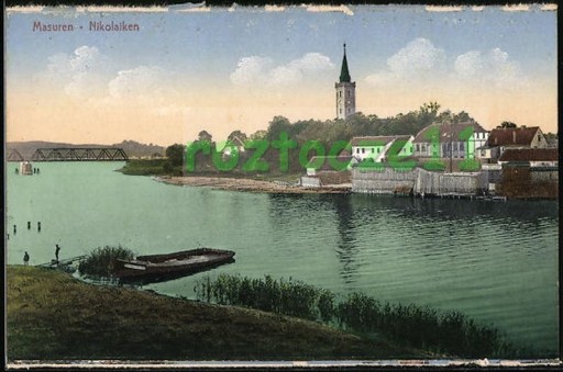 Zdjęcie oferty: MIKOŁAJKI Nikolaiken panorama most jezioro łódka
