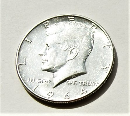 Zdjęcie oferty: 1/2 dolar 1964 D half dollar Kennedy srebro Stan!!