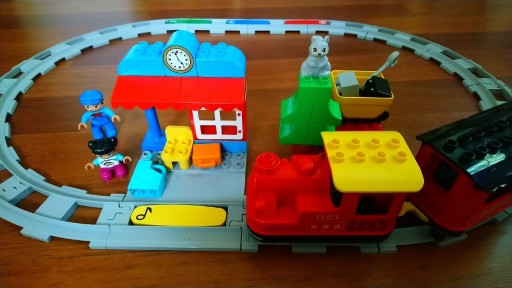 Zdjęcie oferty: Lego Duplo 10874 pociąg plus tory
