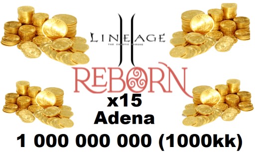Zdjęcie oferty: LINEAGE 2 L2REBORN X15 1000KK 1b Adeny L2X15