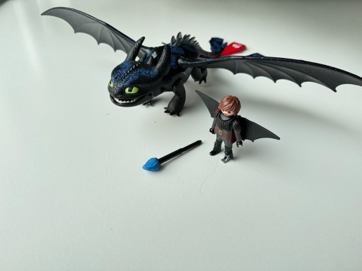Zdjęcie oferty: Playmobil 70037 Szczerbatek z Czkawką i małym Smokiem Jak wytresować smoka